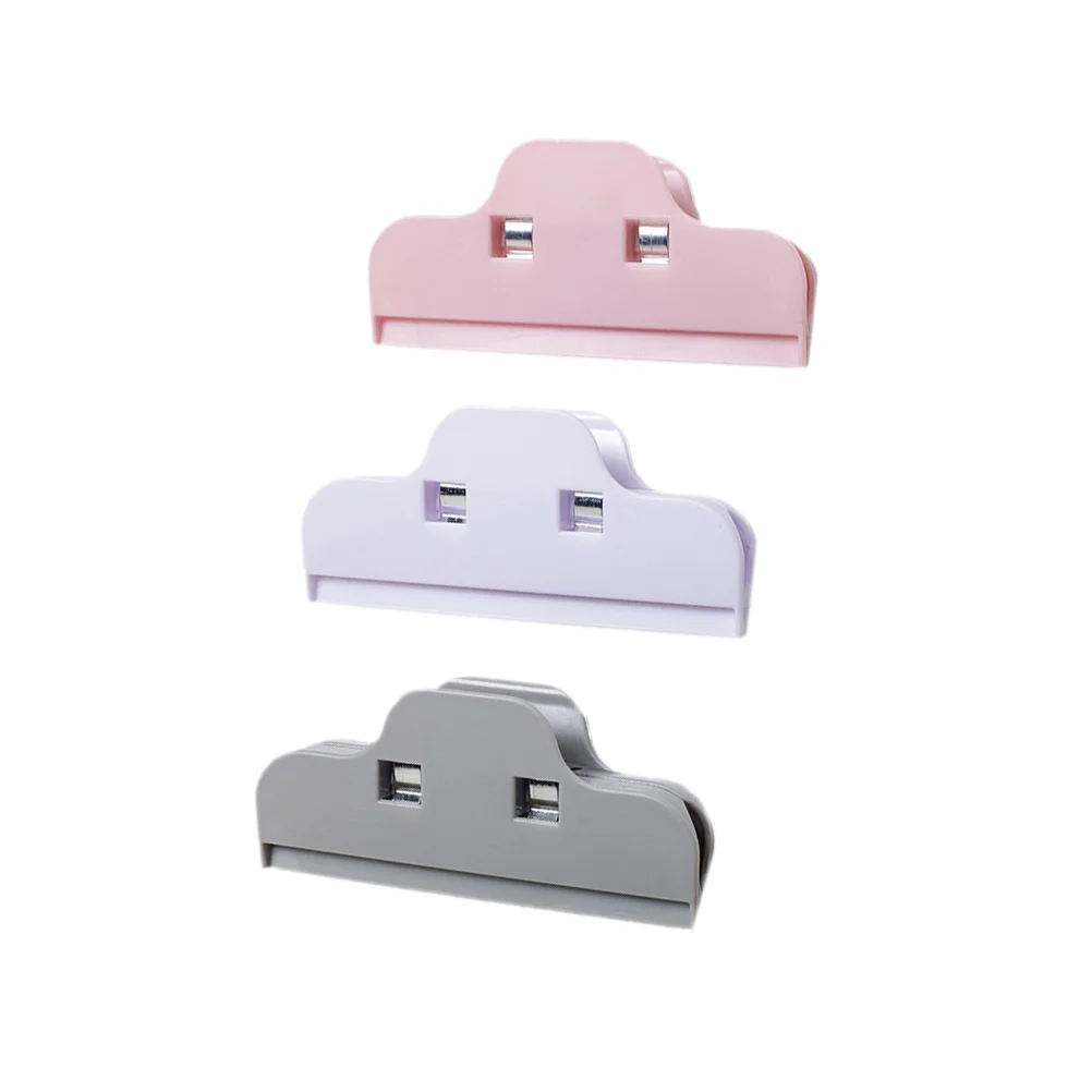 

10 PCS Simple Clip Plastic Clips Folders Household Clothes Fixing Office Sealing File
