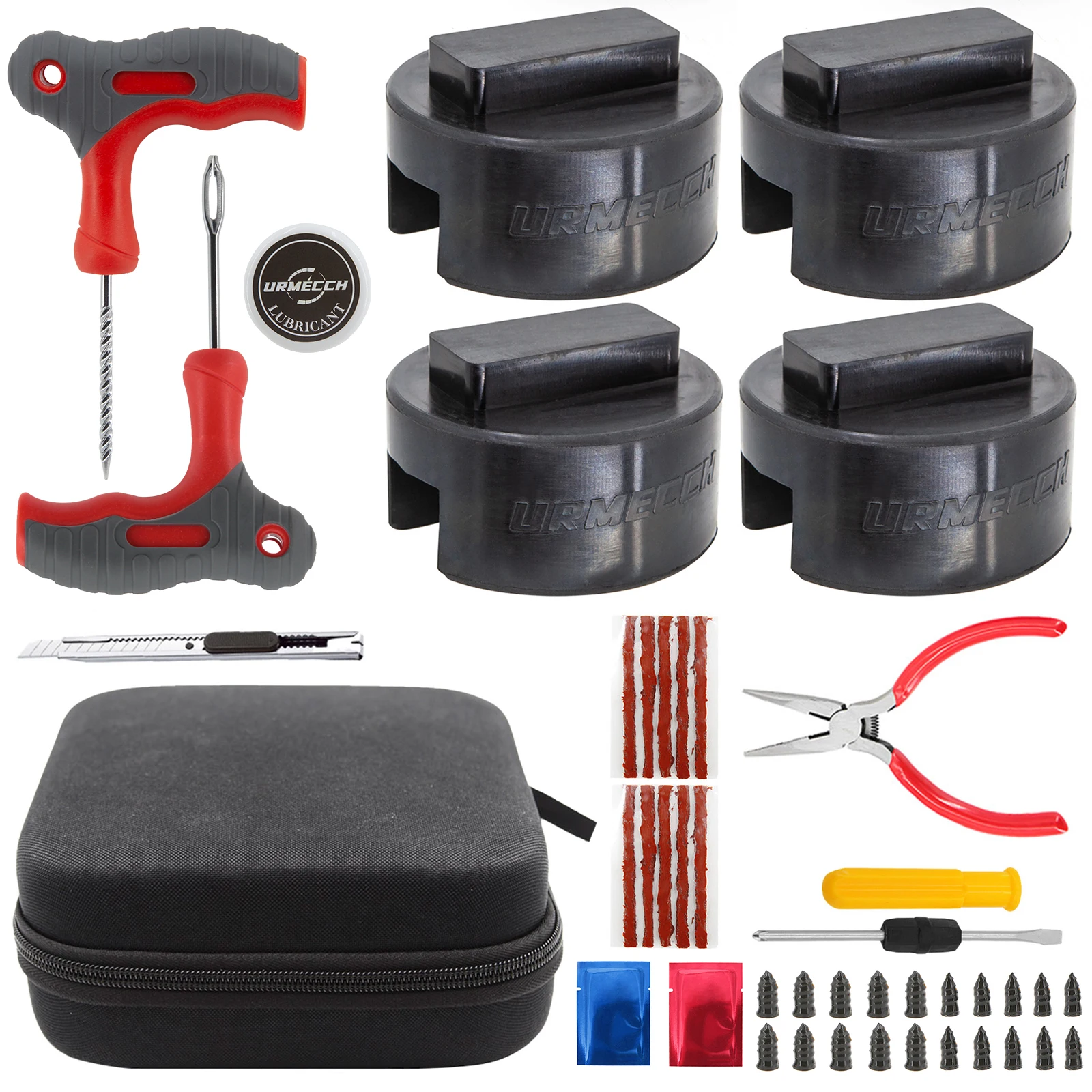 4 шт. адаптер для мини-автомобильных аксессуаров набор ремонта шин напольные