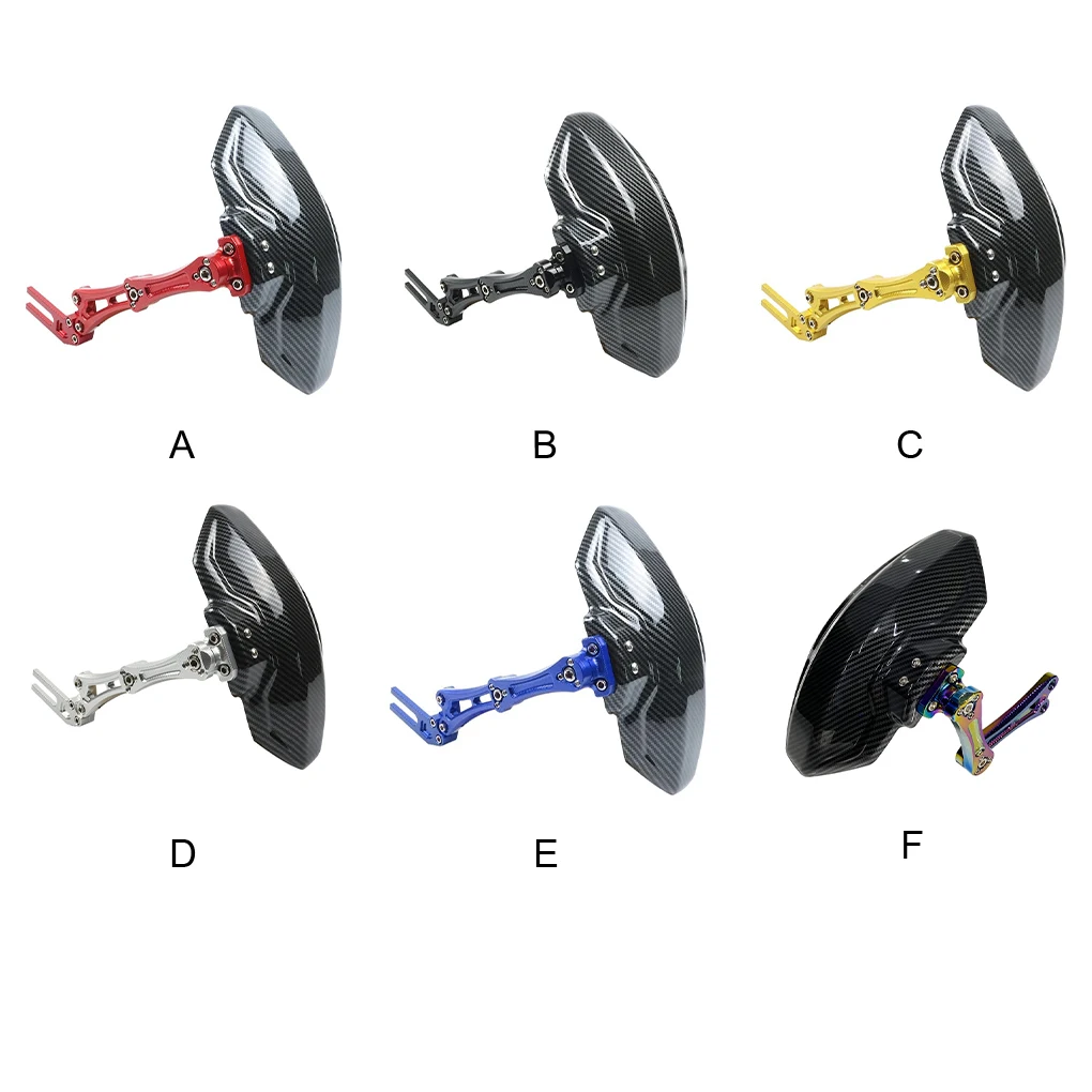 

Electric Scooter Back Cushion Aluminum Alloy Backrest Water Baffle Rear Universal Motorcycle Protector Cover Mudguard Red