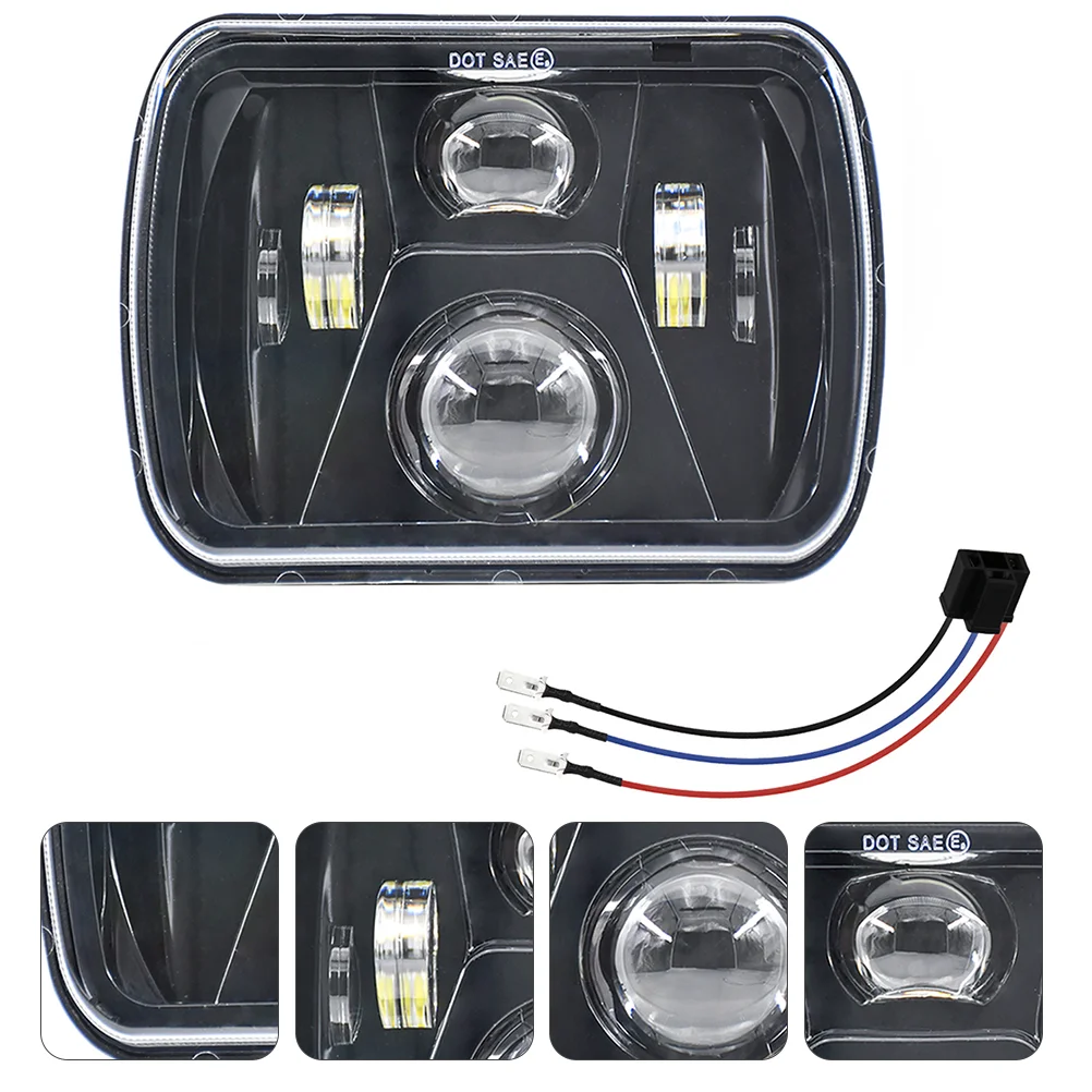 

1Pc Waterproof Energy Saving Vehicle Headlight LED Headlamp Vehicle Driving Light