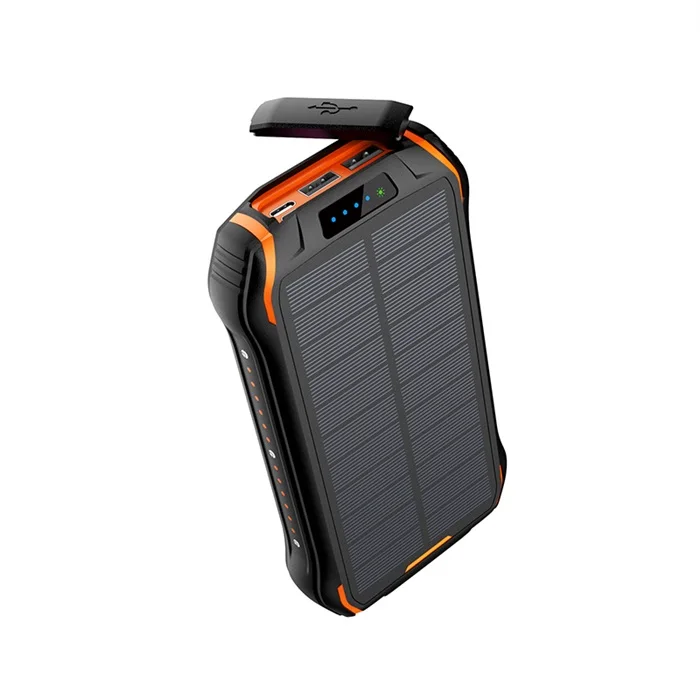 

Hot Sale Solar Power Bank Waterproof Mobile Charger Fast Charging Power Banks For Outdoor