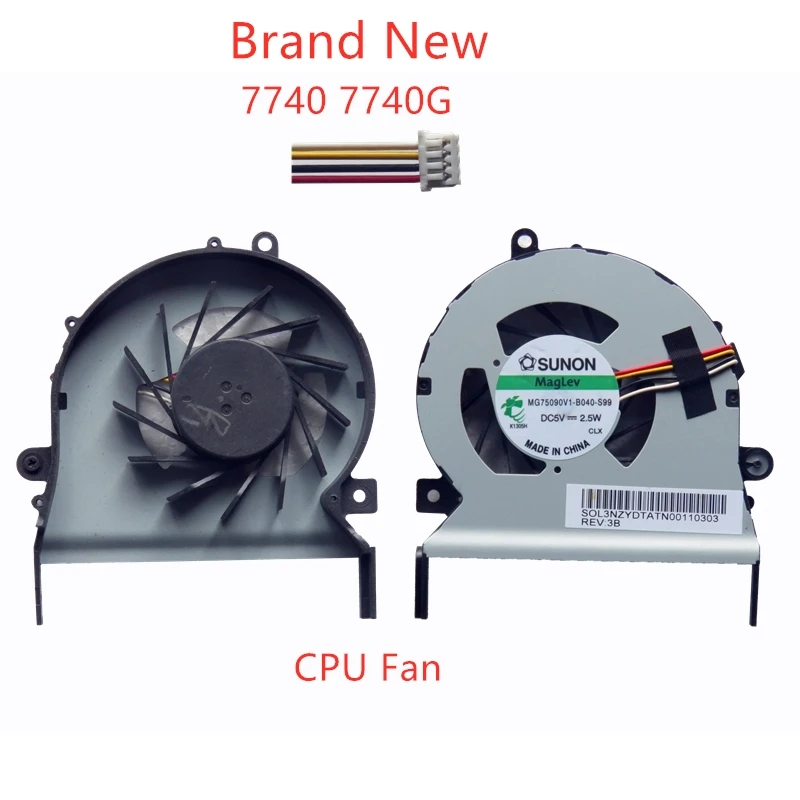 Новинка, охлаждающий вентилятор для ЦП, диагональ 7740 дюйма, 7740 ГБ, 7740Z, 7740ZG