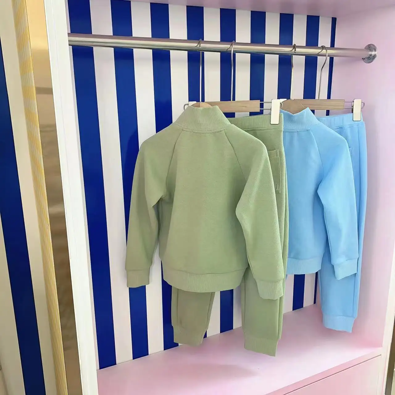 

2022 Autumn New Fashion Design Kids Clothes Letter Embroidery Coat with Pants 2 Piece Sets For Boys Cotton Sport Tracksuits