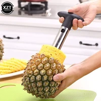 home gadget stainles steel pineapple cutter peeler fruit corer slicer spiral knife pineapple cutting machine kitchen accessorie