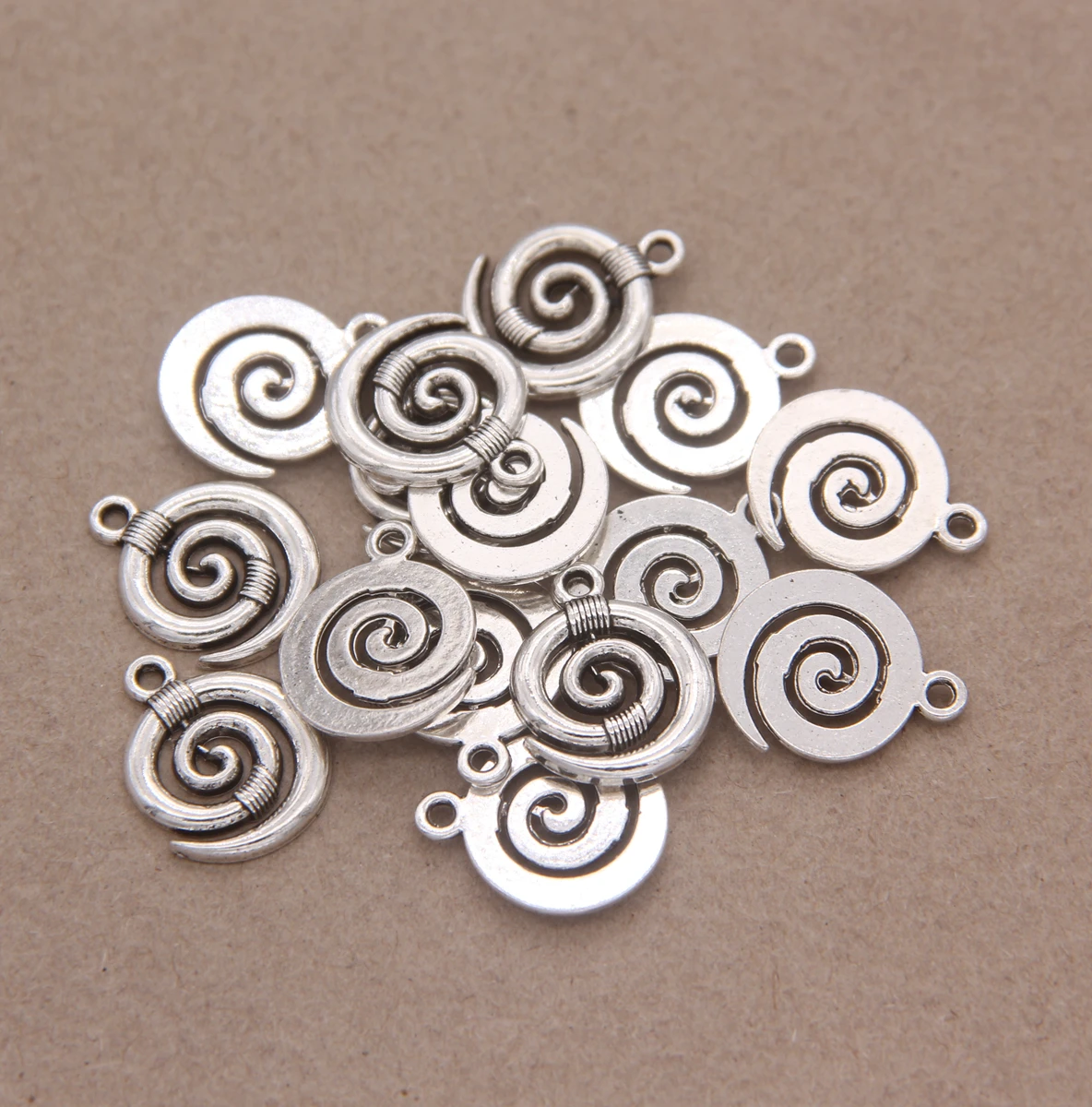 10 шт., подвеска из цинкового сплава, 15 х19 мм