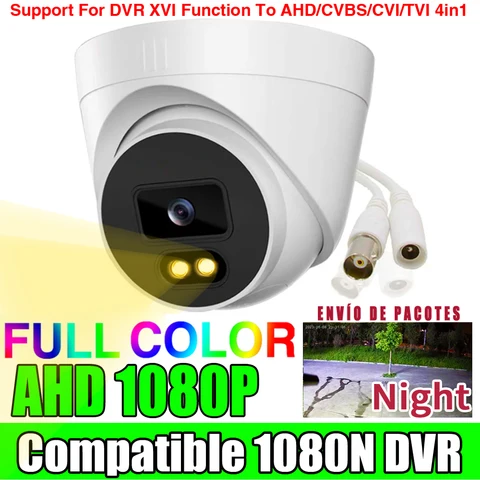 Купольная Ahd-камера видеонаблюдения, 24 часа, 2 МП, 1080P