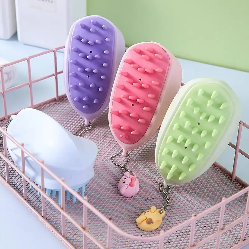 

Silicone Shampoo Scalp Hair Massager Shampoo Massage Comb Bath Massage Brush Scalp Massager Hair Shower Brush Comb Care Tool