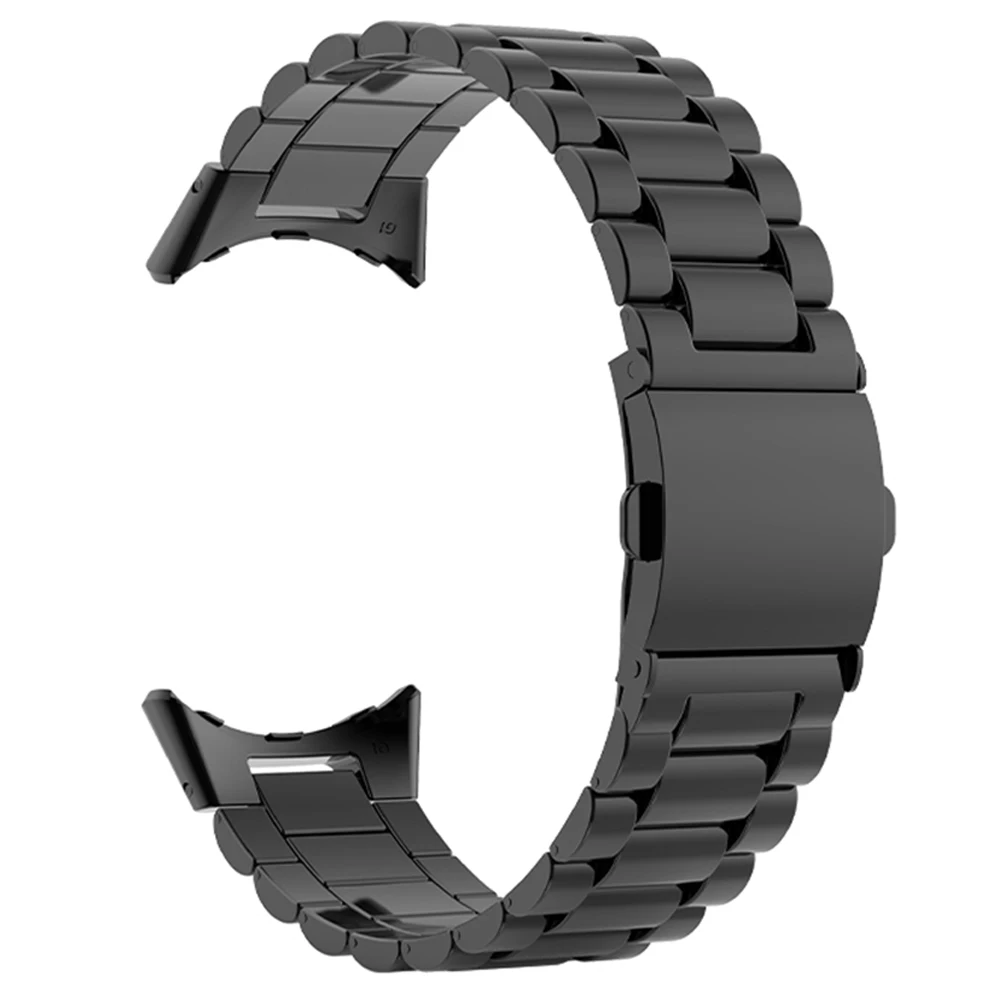 No Gaps Classic Buckle Metal Stainless Steel Strap for Google Pixel Watch band forPixel Watch Bracelet Replacement Watchband