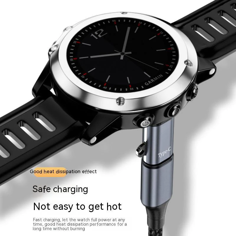 Адаптер зарядного устройства USB Type C/Micro/ios для Garmin Fenix 7/6/5 Instinct 2S