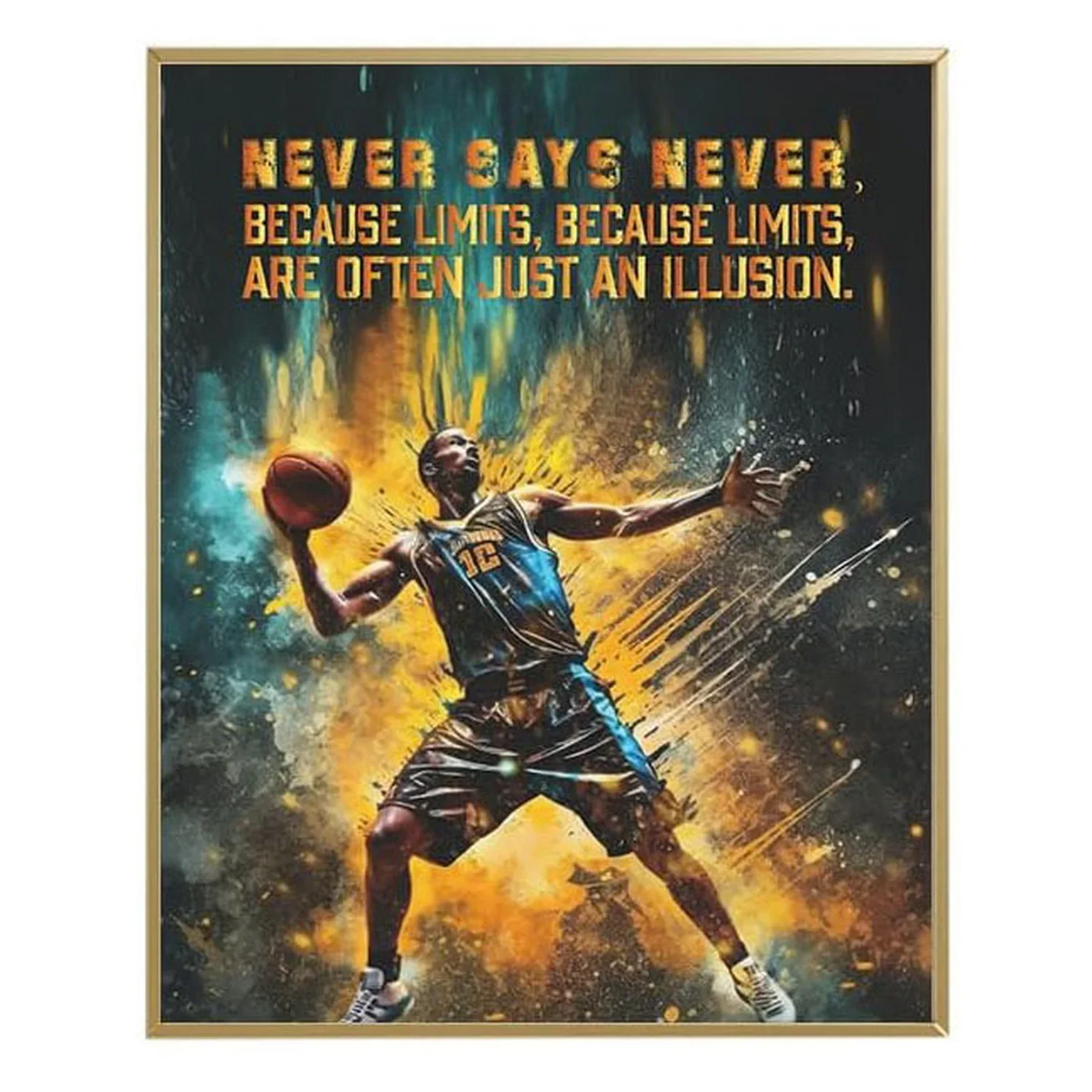 Металлический знак Jinglei для баскетбольной стрельбы украшение на стену планшет