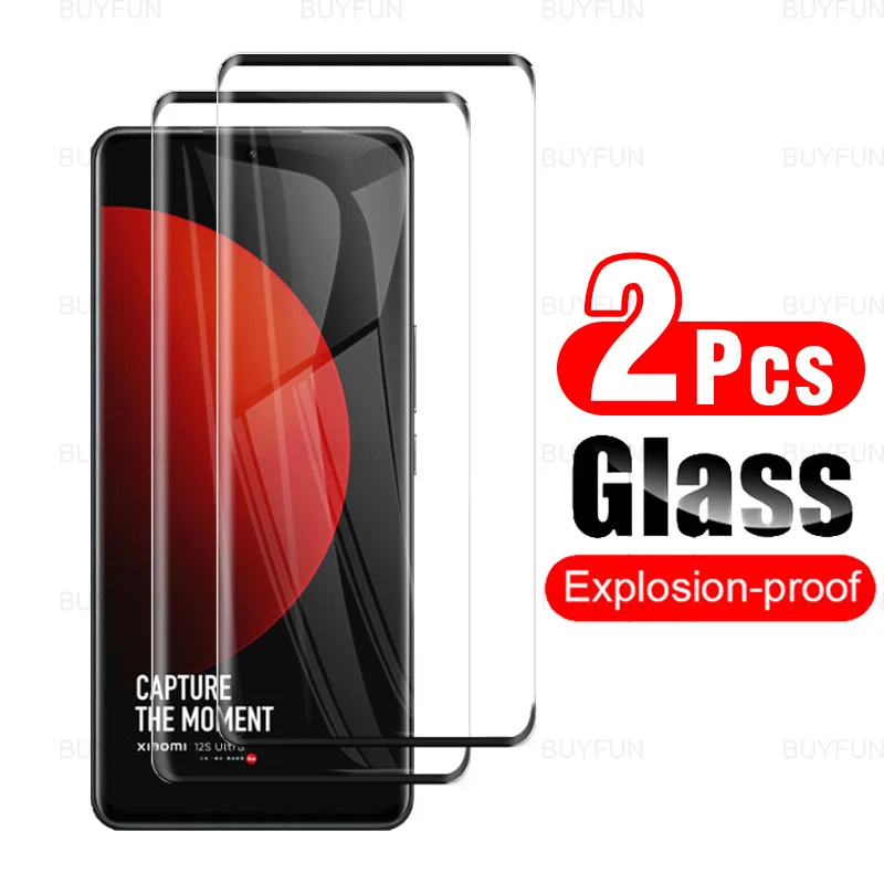 

Изогнутое закаленное защитное стекло для Xiaomi 12S Ultra, 6,73 дюйма, 2 шт.