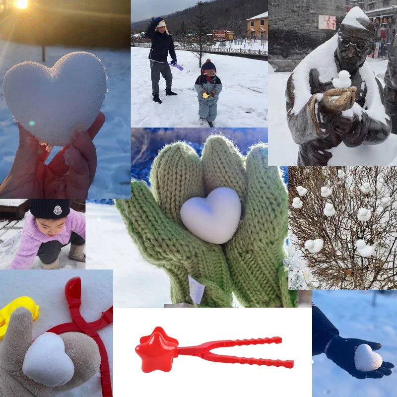 Пластиковый зажим в форме звезды для изготовления снежных шаров |