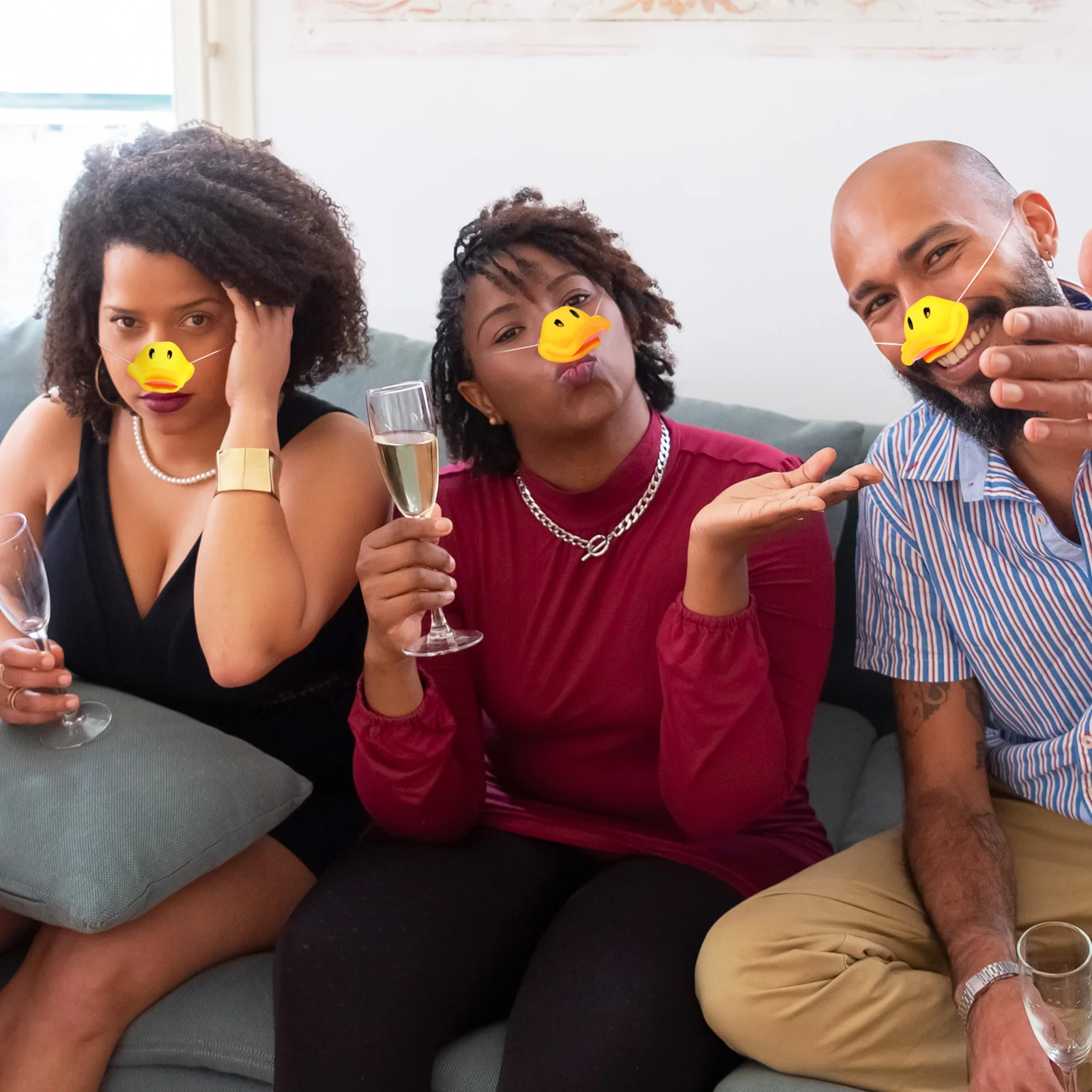 4 шт. украшения для вечеринки в виде носа и утки сменный костюм Хэллоуина реквизит