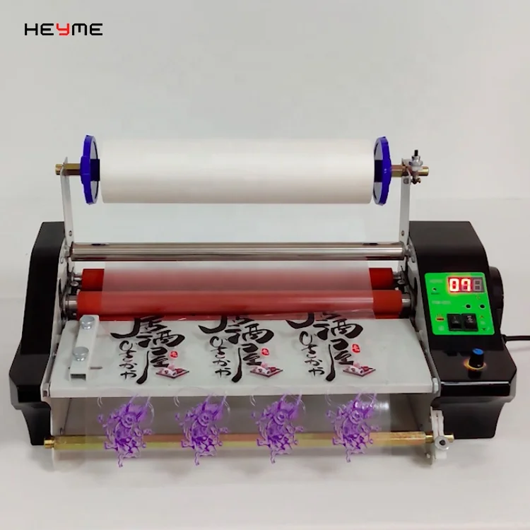 

2022 Heyme 7 days to door A3 Laminator Roll To Roll Hot/ Cold Transfer PET Film A-B Film Laminating Machine for UV DTF Printer