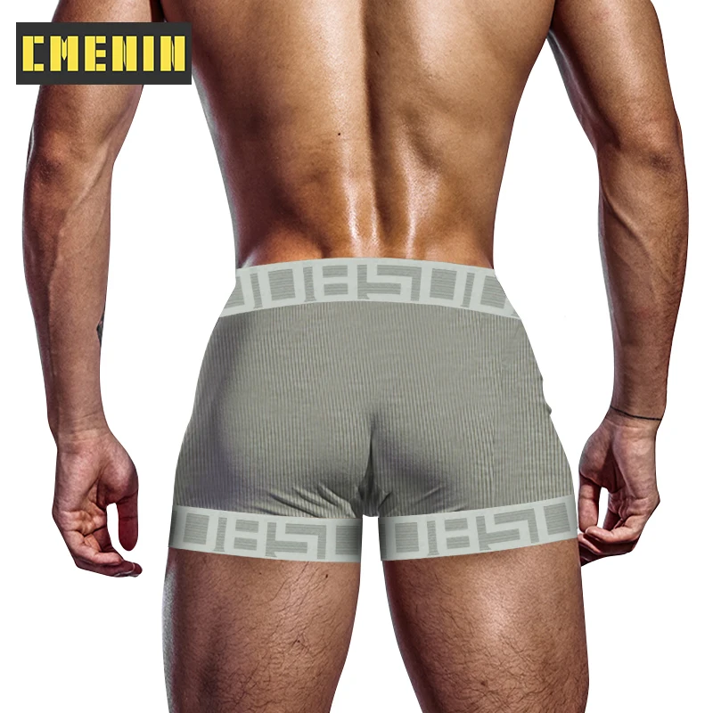 

CMENIN Hot Cotton Men's Panties Bxoers Shorts Hip Raise Trunks Gay Sexy Men Underwear Man Boxer Underpants Mens BS3124