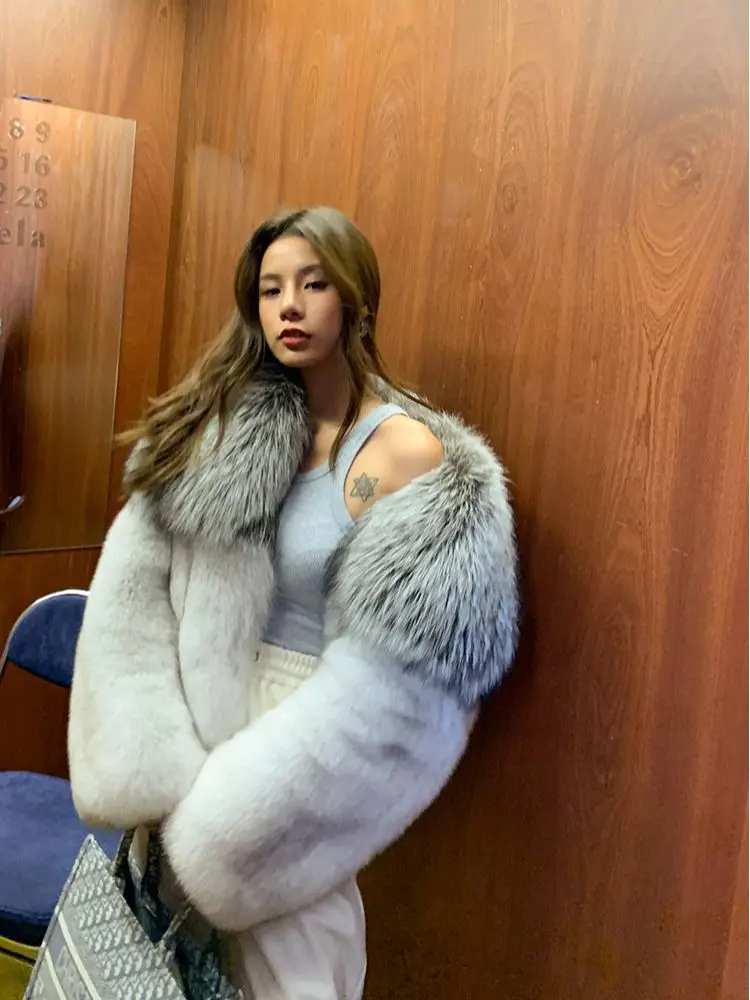 Fangtai 2023 Natural Real Fox Fur Coat Women Fur Coat Winter Warm Luxury Plus Size Jackets Clothing Free Shipping Female Vest