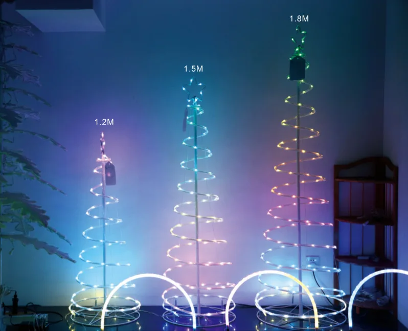 

RGB Рождественская спиральная елка