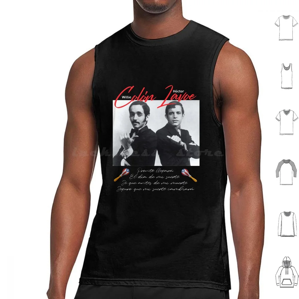 

Willie Colon , Hector Lavoe-El Dia De Mi Suerte. Fania Tank Tops Print Cotton Salsa Cuban Puerto Rico Celia Cruz Lavoe