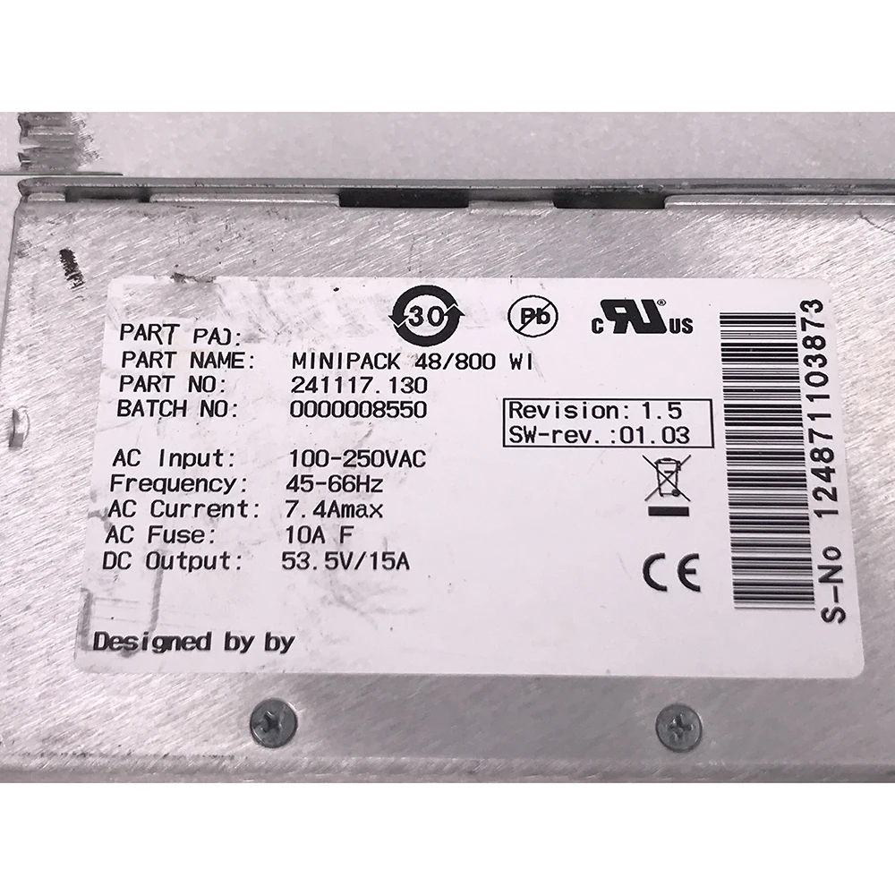 Фото Блок питания для ELTEK MINIPACK 48/800 WI 53,5 в 15 а 241117.130 №3