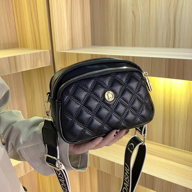 Net Celebrity Women'S Small Square Crossbody Mobile Phone Bag Multifunction Female Shoulder Messenger Bag Daily Phone Coin Purse