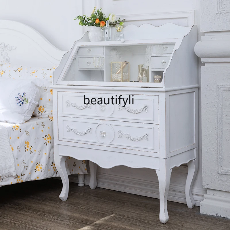 Ювелирный шкаф во французском стиле yj с выдвижными ящиками Домашний напольный