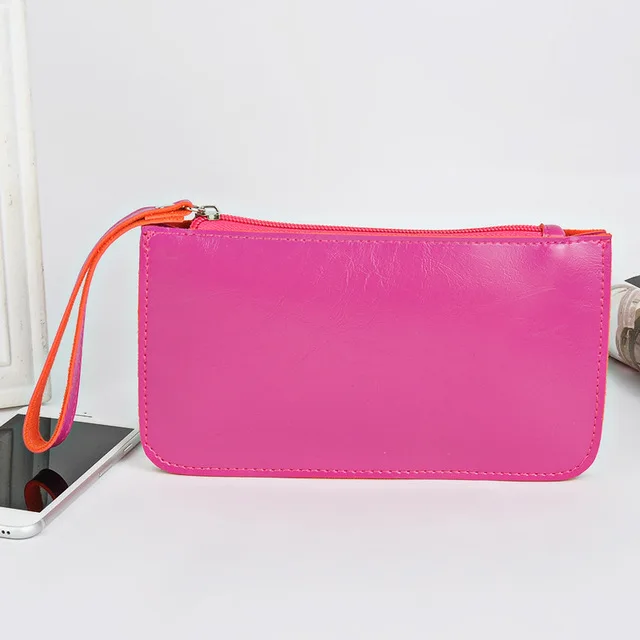 

Long Style women wallets Female Lovely zipper clutch wallet card holder cell phone coin purses Holders for girls