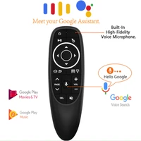 smart android tv box controller universal voice remote control support x96mini 4k hd set top box 2 4g wireless air mouse