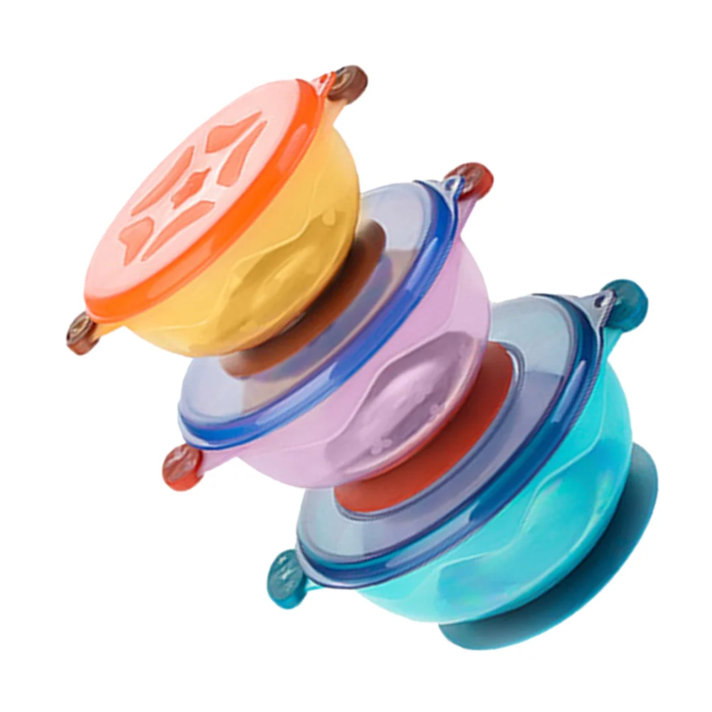 

3pcs Baby Bowls Suction Bowls for Toddlers Kids Bowls Toddler Suction Platess