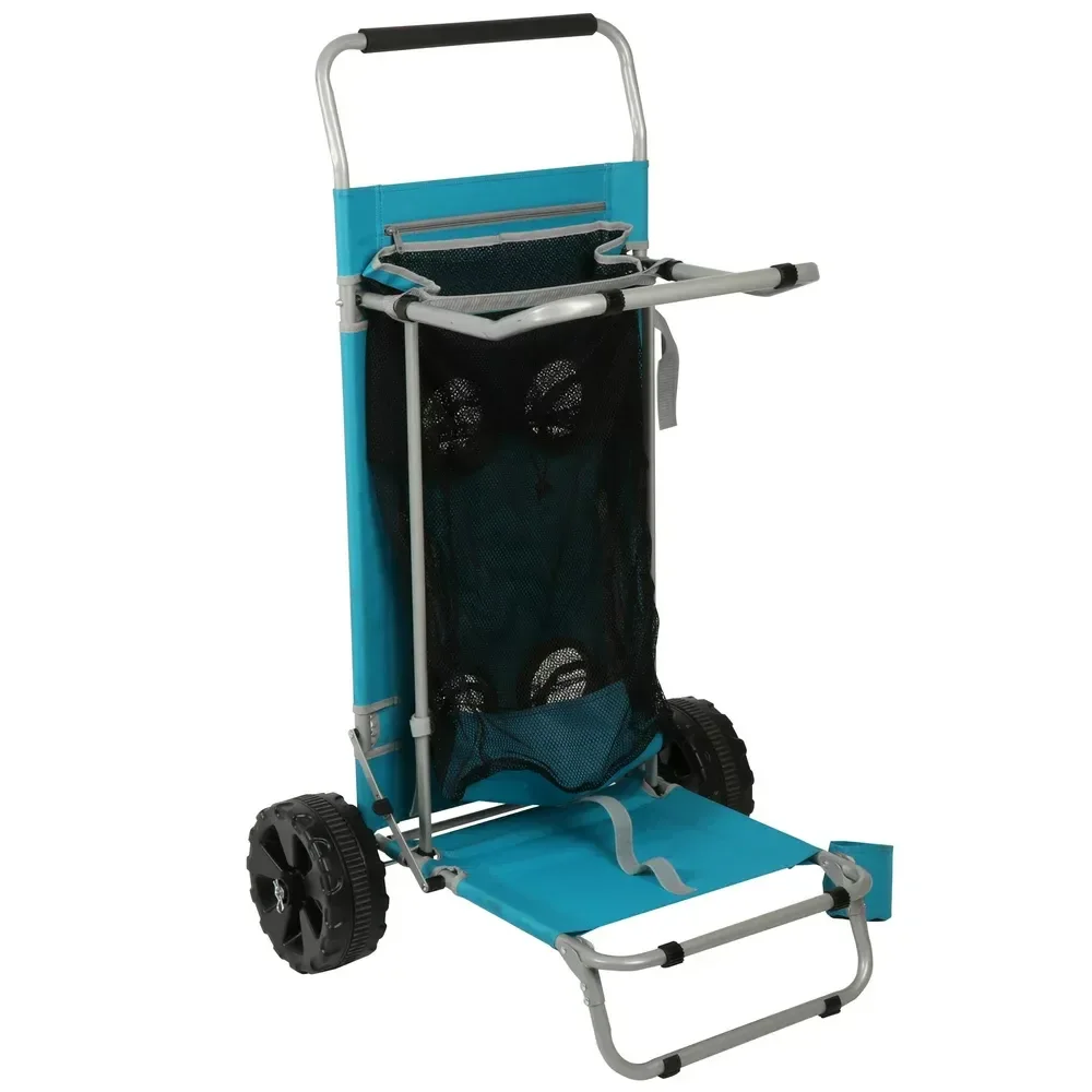 

Convertible Beach Cart, Blue, Outdoor Camping Wagon, Adult