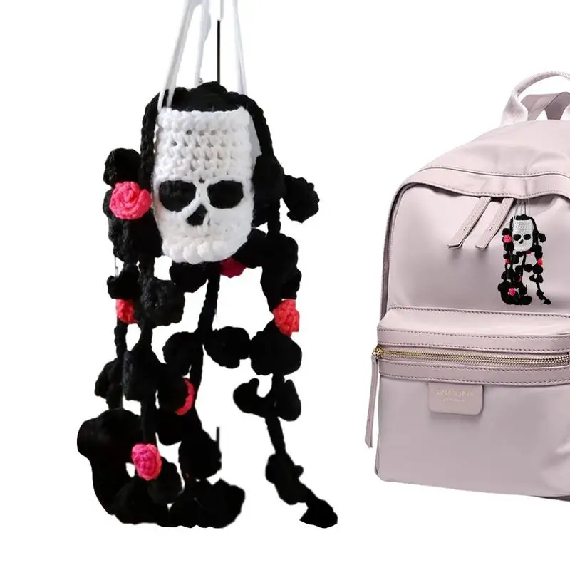 

Украшения для Хэллоуина, вязаные крючком суккуленты, вязаные крючком украшения для Хэллоуина, спутанные суккуленты, подвеска для автомобиля, автозапчасти, корзина с черепом