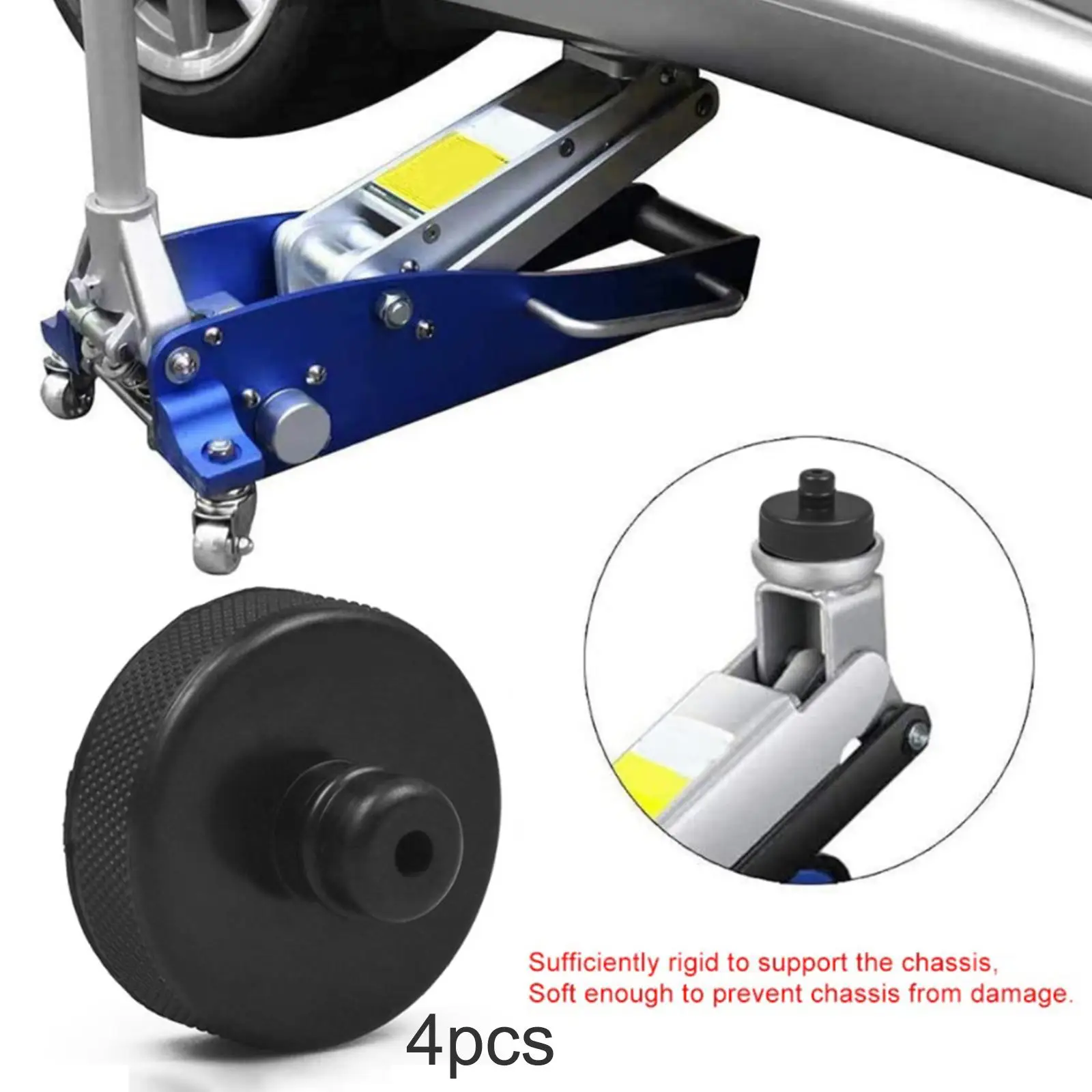 

4 Pieces Jack Lift Pad Protect Battery Adapter Tool for Tesla Model 3/S/x/Y