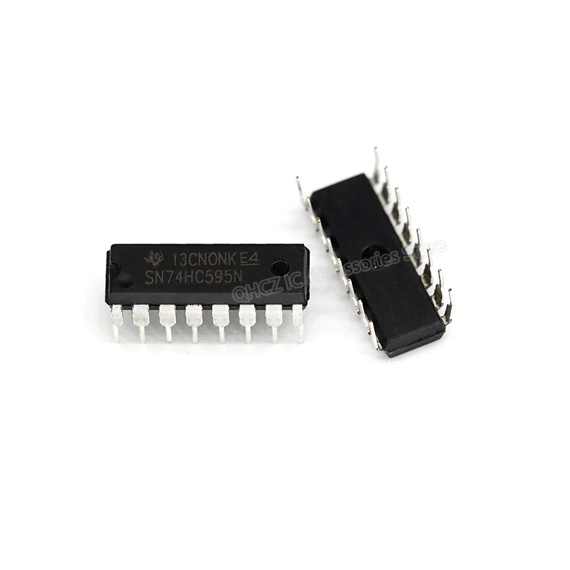 

20PCS SN74HC595N DIP-16 8-bit serial input/output/parallel output register New Original Integrated circuit IC chip In Stock