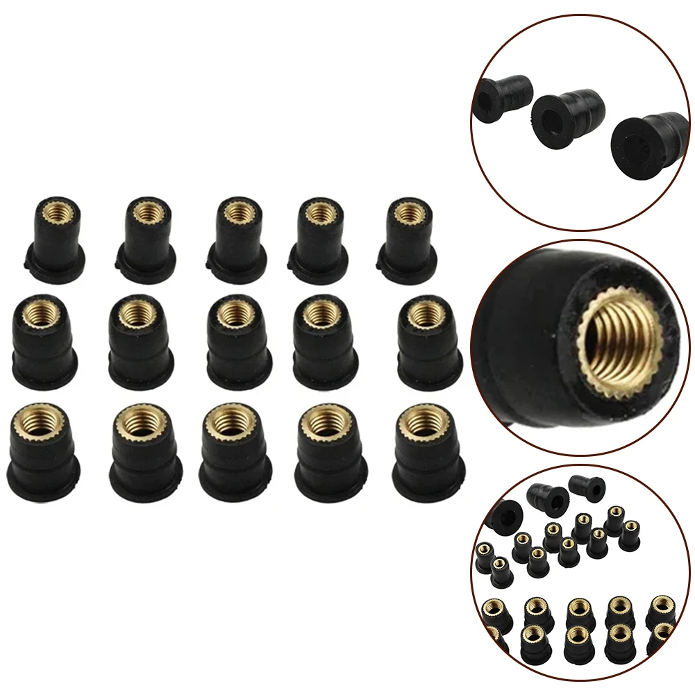 Простая установка Резиновые гайки для лобового стекла мотоцикла Строительство