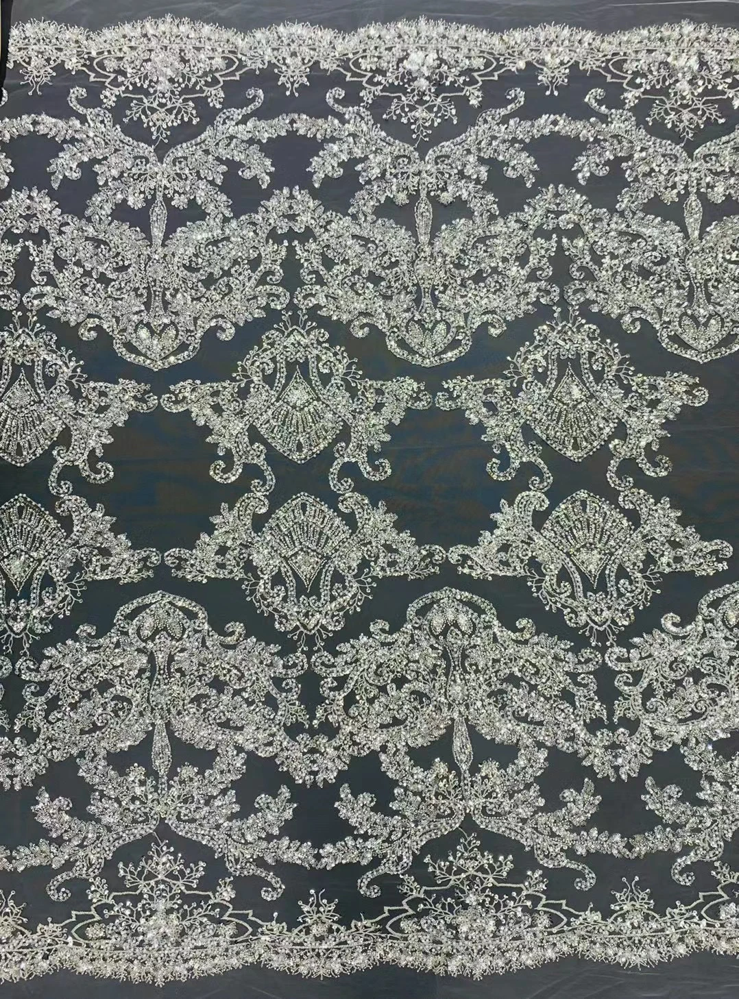 5y | Новый стиль полные бусины и блестки французское кружево высокое качество