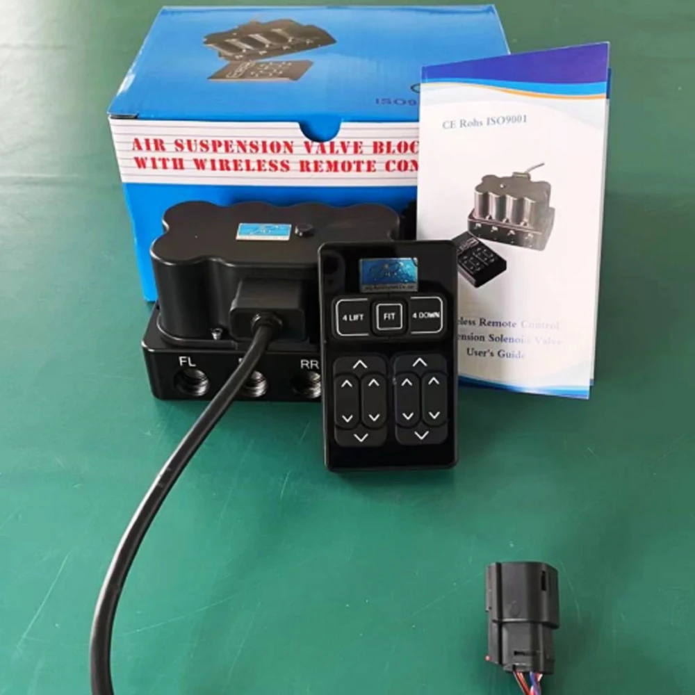 

Универсальный новый клапан S.P.T Manifold Accagar 1-4/3-8NPT SPT с пневматической подвеской, клапан Vu4, беспроводной пульт дистанционного управления