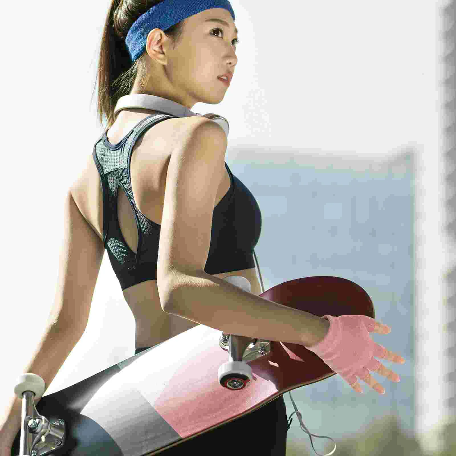 1 пара нескользящих вязаных перчаток с половиной пальца аксессуары для йоги