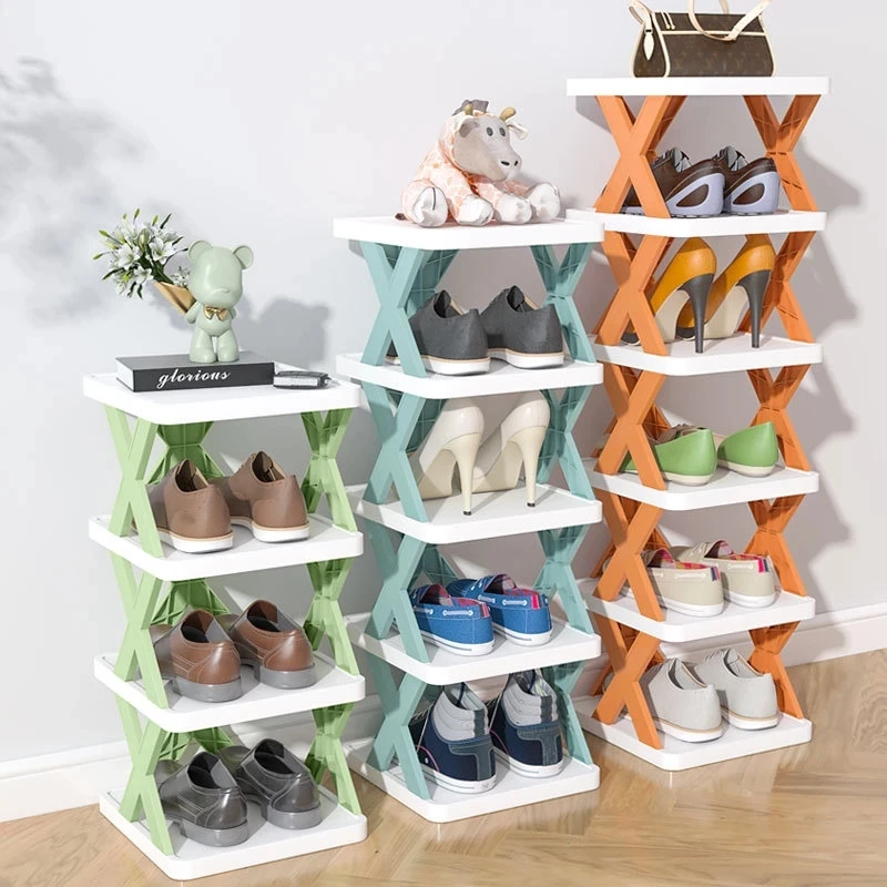 

2-9 Layers Shoes Rack Shoe Organizer Storage Shoes Cabinet Racks Home Shoebox Dormitory Save Space Detachable Student Shoe Shelf