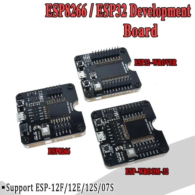 Фото ESP8266 ESP32 ESP-WROOM-32 ESP32-WROVER Макетная плата Тестовая запись Приспособление Инструмент Загрузчик для ESP-12F ESP-07S ESP-12S №1