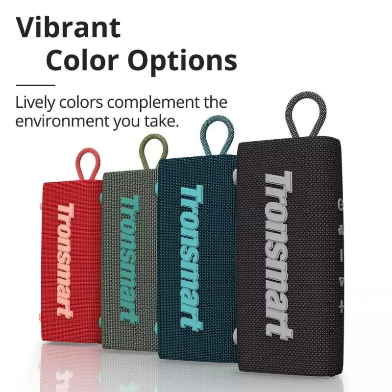 

Tronsmart Trip Portable Bluetooth Wireless Speakers Stereo Subwoofer Bass Support USB/TF Card Outdoor Waterproof for All Phone