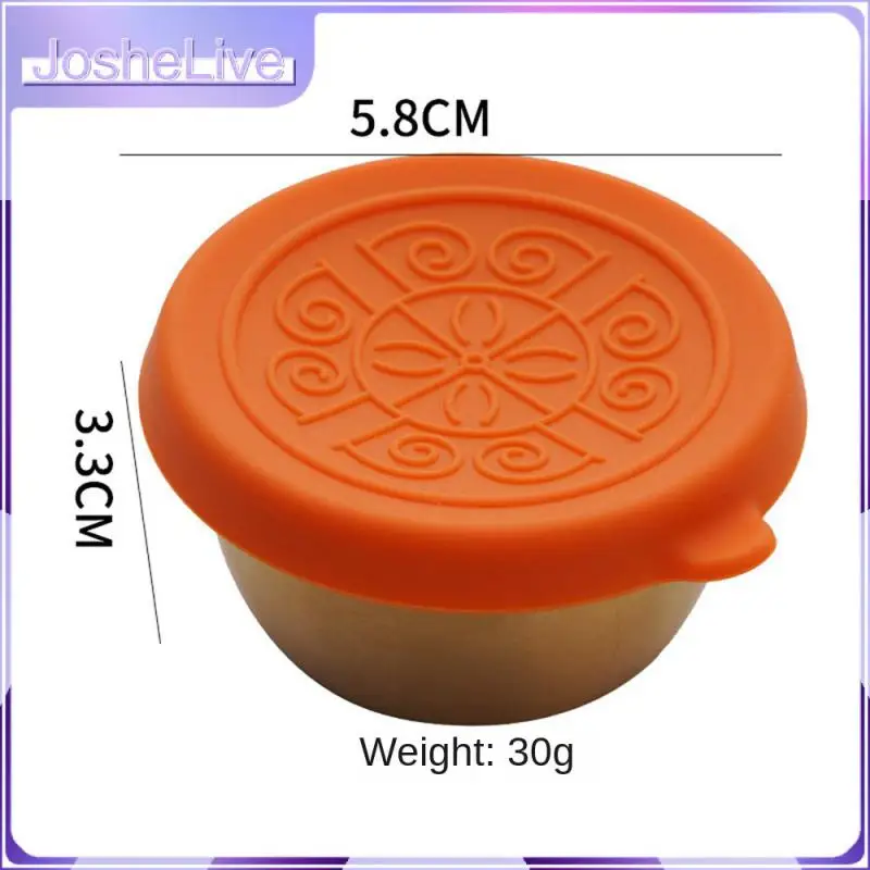 

Food Storage 1.7 Oz Leak Proof Dressing Container Stainless Steel Portable Salad Condiment Containers Kitchen Accessories Tools