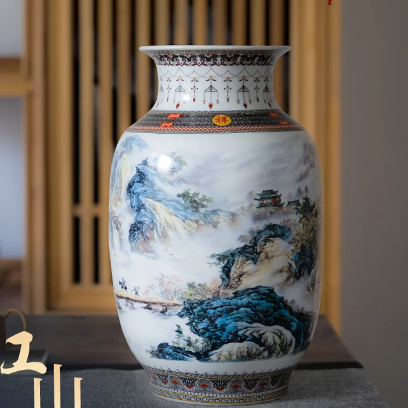 Jingdezhen Ceramic Vase Vintage Chinese Traditional Vases Home Decoration Animal Vase Fine Smooth Surface Furnishing Articles 2