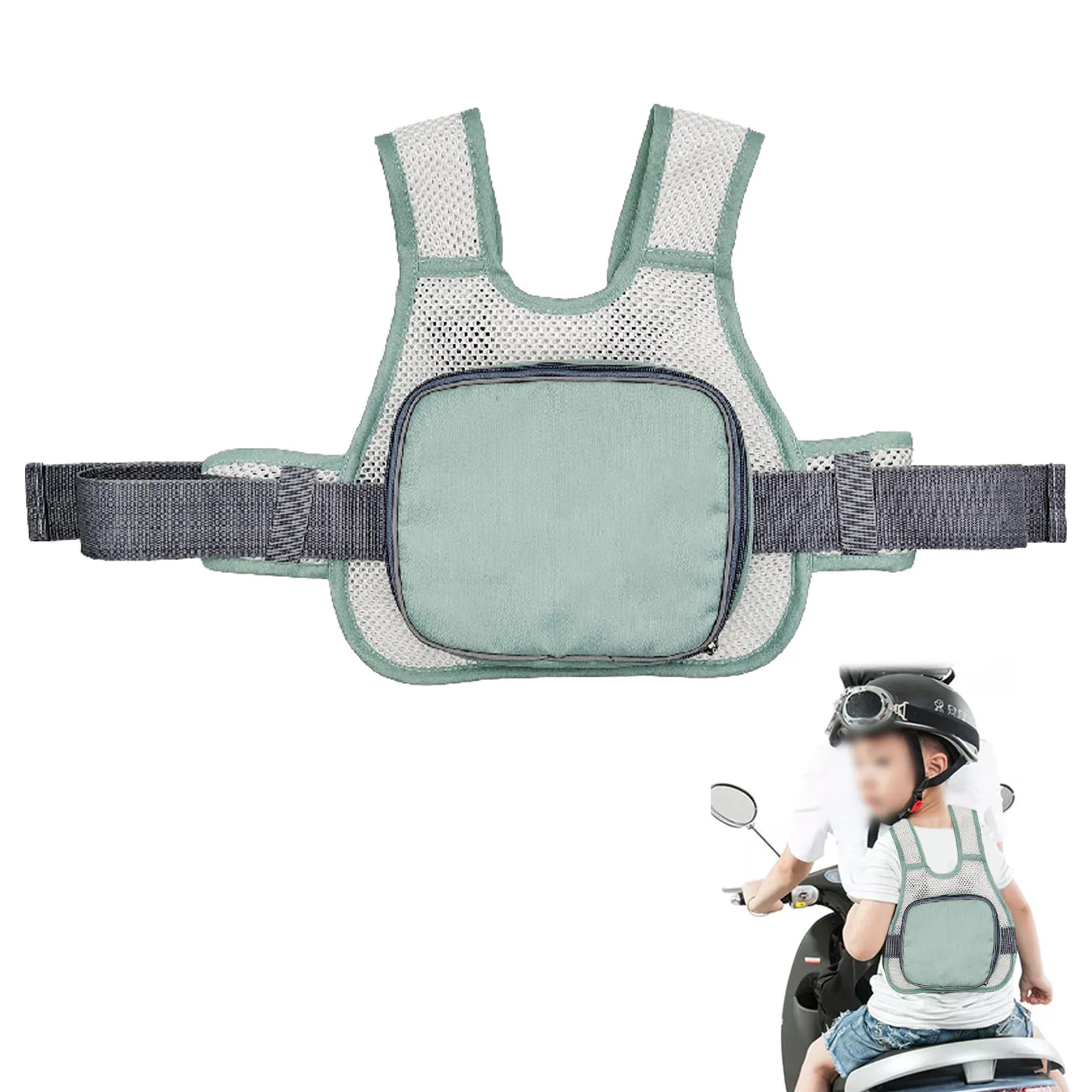 

Kids Motorbike Safety Belt Adjustable Moto Scooter Passenger Seat Strap For Child Harness Chest Motorcycle Protective Tools