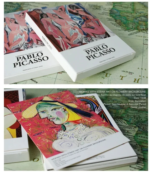 30 листов открытка Пикассо художественный стиль поздравительная креативная