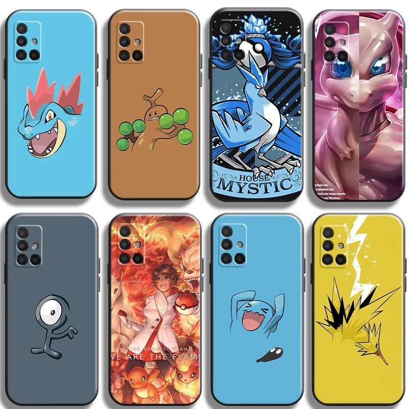 

Pokémon Bandai Anime Phone Cases For Samsung A51 5G A31 A72 A21S A52 A71 A42 5G A20 A21 A22 4G A22 5G A20 A32 5G A11 Original