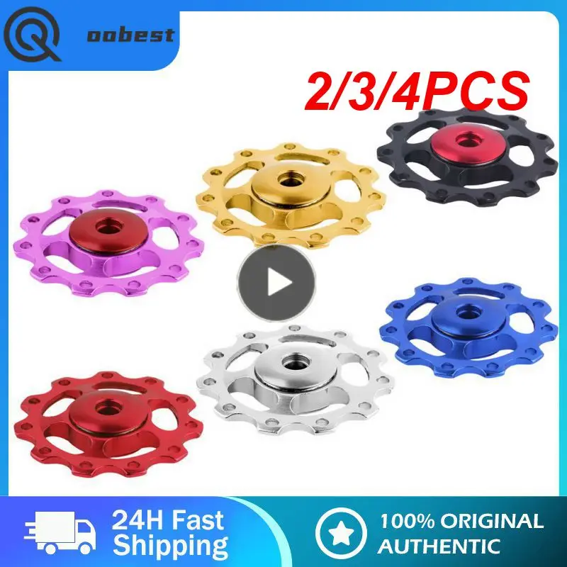 

2/3/4PCS Aluminum Alloy Jockey Wheel New Switch Roller Part High Quality Guide Roller Idler 11t Bicycle Accessories