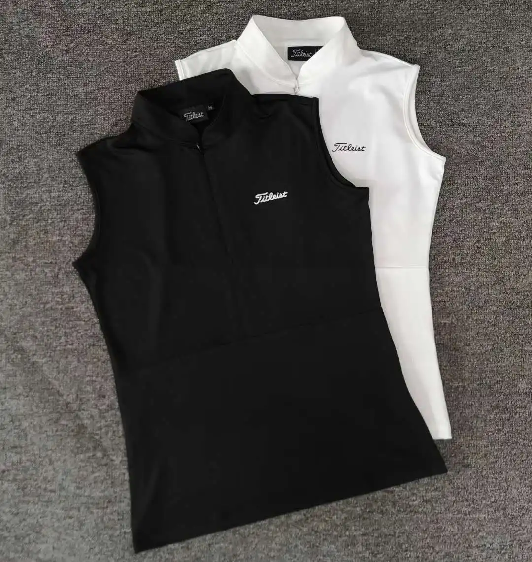 

2021 golf clothing women's golf short sleeve T-shirt women's fashion sports golf shirt small stand collar casual T-shirt