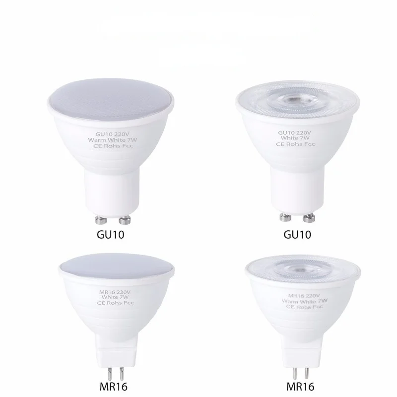 

10PCS GU10 LED Corn Bulb MR16 Spotlight 220V Focos LED Bulb 5W 7W Ampoule gu 10 LED Lamp GU5.3 Spot Light Energy Saving 2835 SMD