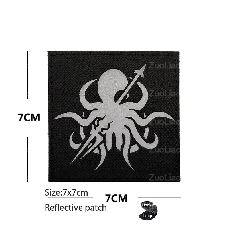 Новинка НОЧЬ НА НОЧЬЮ Светоотражающая повязка на палец с черепом Tomorrow's Ark