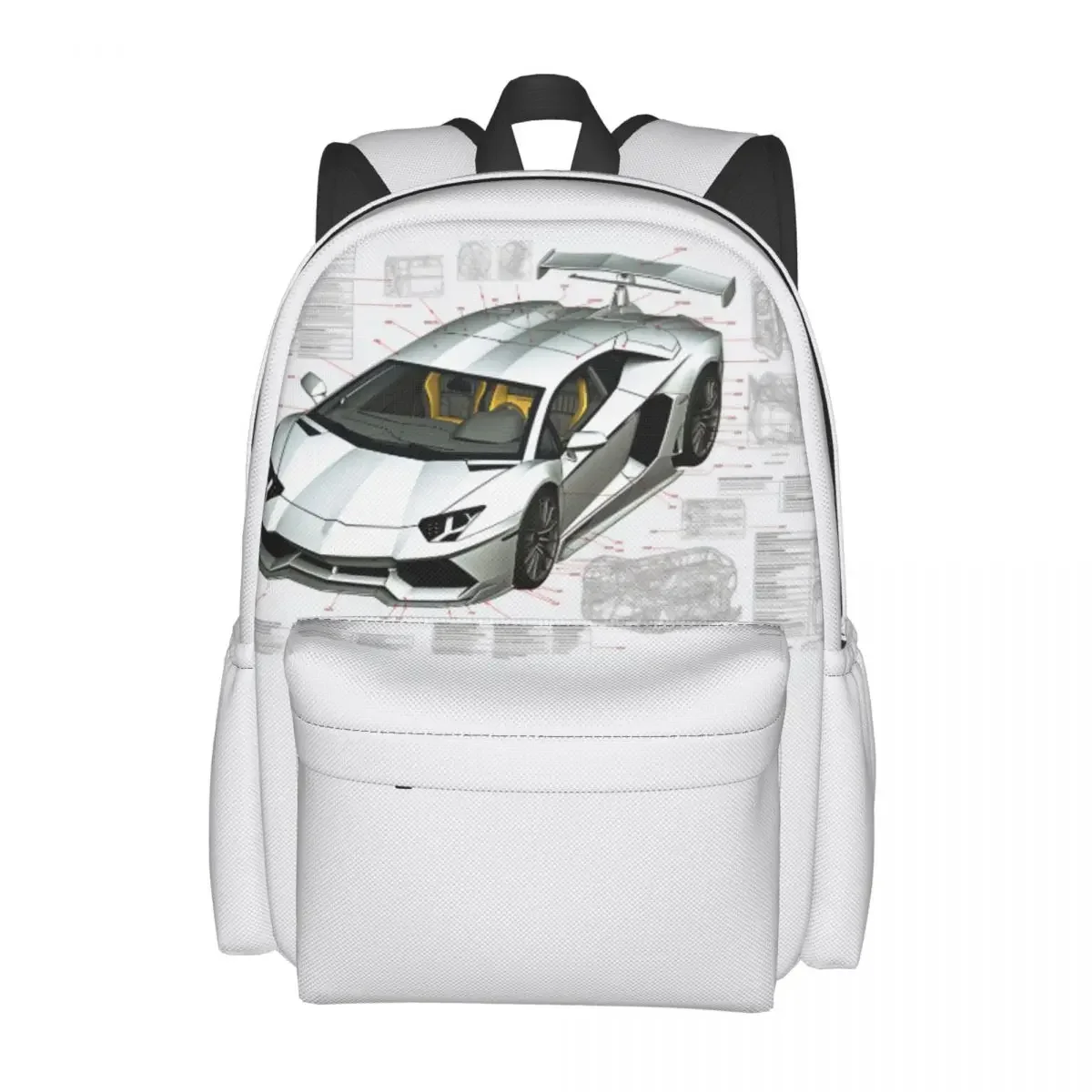 

Роскошный спортивный рюкзак с машинкой для мальчиков и девочек, дышащие рюкзаки для скетчинга, стильные школьные сумки, спортивный красочный рюкзак