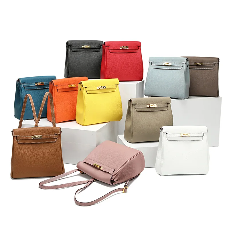 New Trendy Fashion Women's File package  Handbags All-match Ladies genuine leather backpack 20211122
